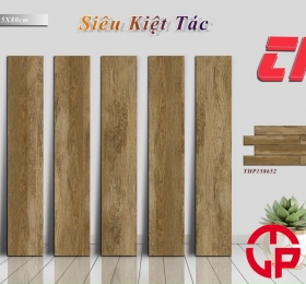 Gạch giả gỗ 15x80 THP 158652