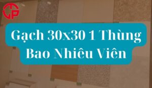 Gạch 30x30 1 Thùng Bao Nhiêu Viên