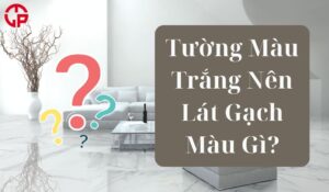 Tường Màu Trắng Nên Lát Gạch Màu Gì