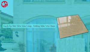 Gạch Ốp Mặt Tiền Màu Vàng