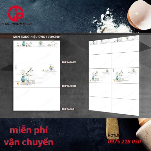 Gạch lát nền pak 30x30cm THP36802v THP36802d THP36802