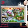 Giá tranh đá ốp tường phòng khách 60x60 1 Viên 2 250k-gia-tranh-da-op-tuong-phong-khach-60x60-1-vien